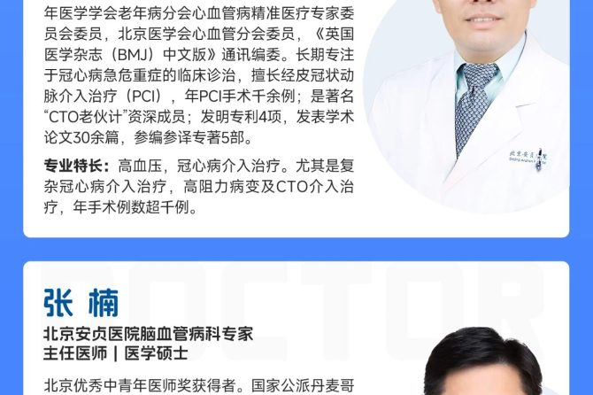 王府医院心血管精准治疗科：专家团队护航，精准守护 “心” 健康